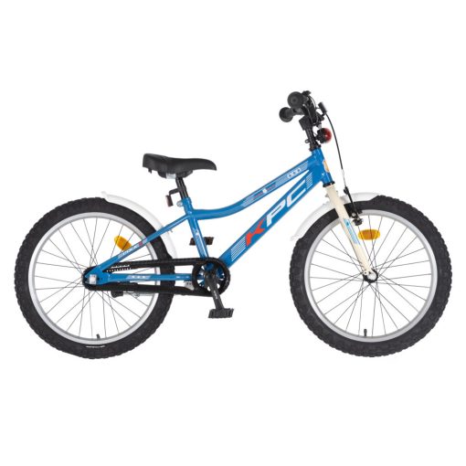 KPC FluoBike Police szirénás VILÁGÍTÓS 20 kék fluoreszkáló gyermek kerékpár