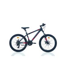 Corelli Via 2.3 24" gyerek MTB könnyűvázas kerékpár Fekete-Piros