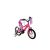 Capriolo Rocket 14" hátra tekerhető gyerek kerékpár Pink