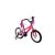 Capriolo Rocket 16" hátra tekerhető gyerek kerékpár Pink