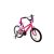Capriolo Rocket 18" hátra tekerhető gyerek kerékpár Pink