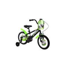 Capriolo Mustang 14" gyerek kerékpár Fekete-Zöld