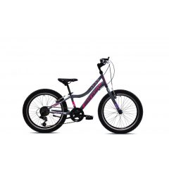   Capriolo Diavolo 200 20" gyerek kerékpár Grafit-Rózsaszín