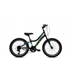 Capriolo Diavolo 200 20" gyerek kerékpár Fekete-Zöld