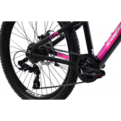 Capriolo LC KID 240 24" gyerek kerékpár Fekete-Pink